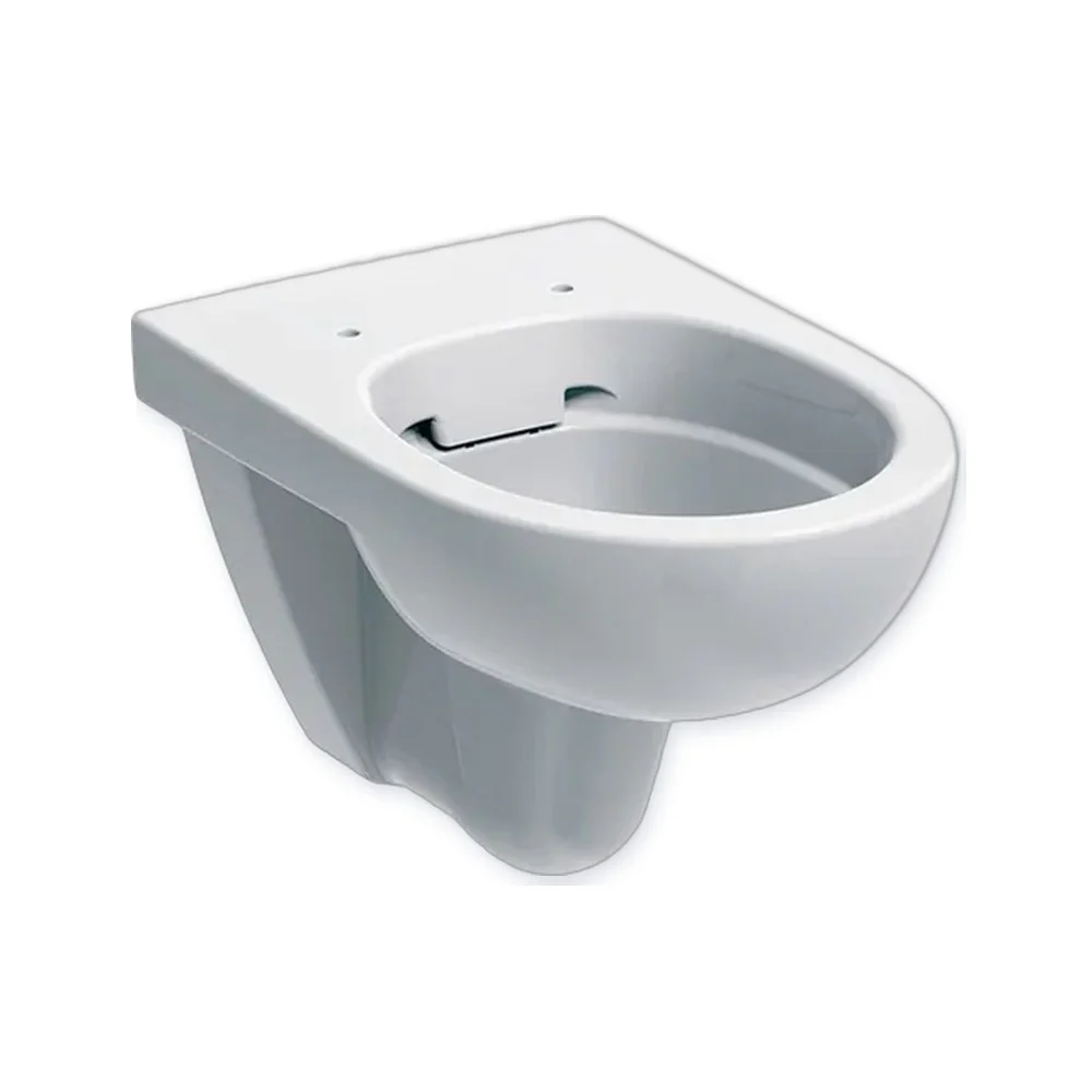Sada závěsného WC: instalační prvek Wavin LaLinea Basic, mísa Geberit Selnova Rimfree se sedátkem, ovládací tlačítko Wavin Select 2.0 LA LINEA matně bílé
