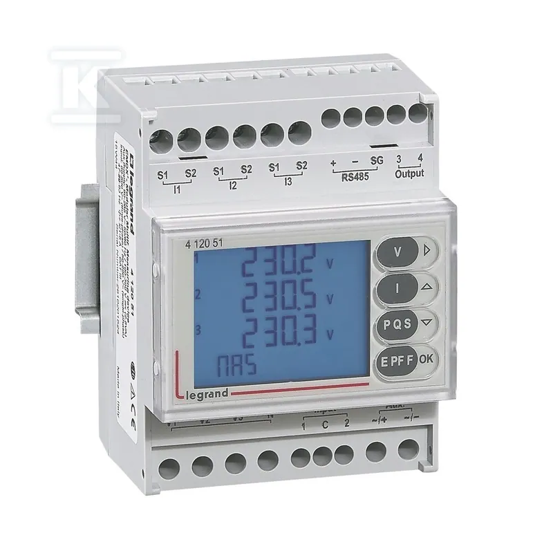 Analizator sieci na TH35 EMDX3
