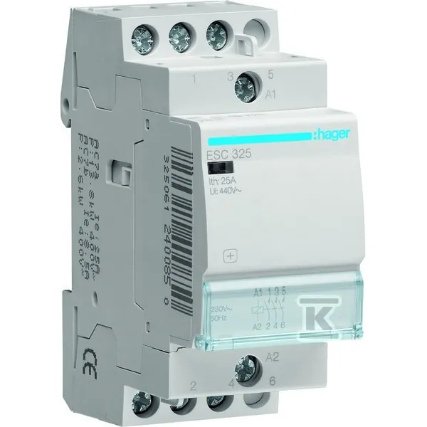 Stycznik 230VAC 3NO 25A