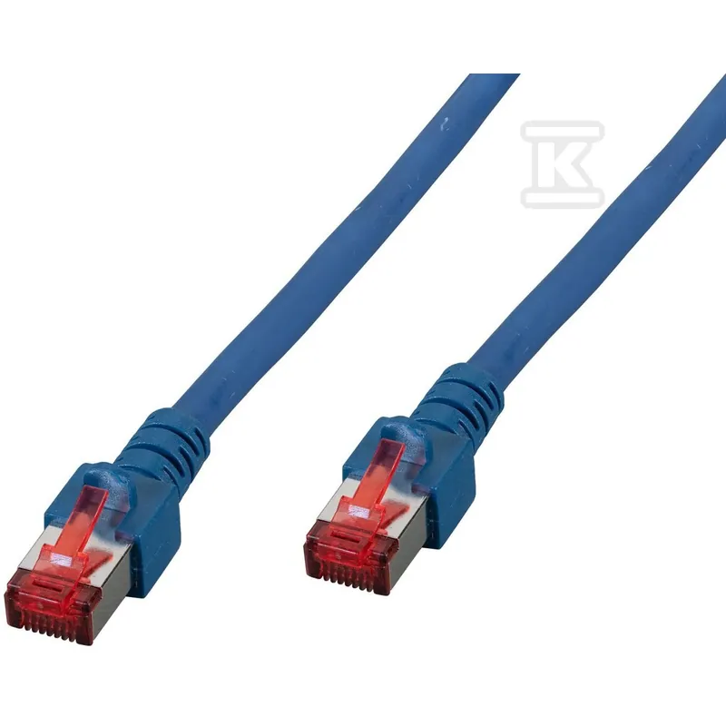 Patchcord RJ45 S/FTP kat. 6 LSZH niebieski 1,5m