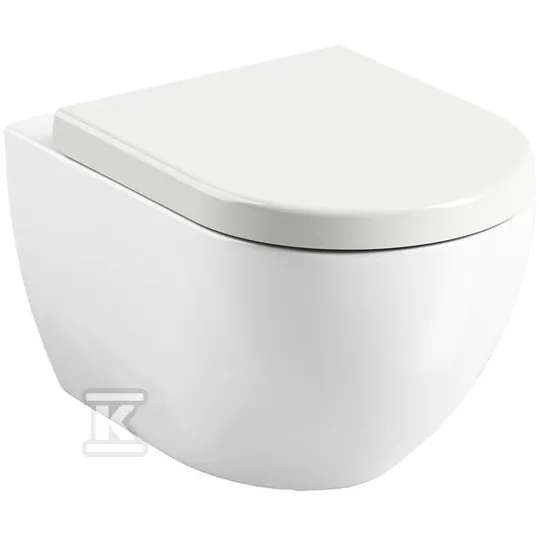 Miska wisząca WC UNI chrome biała