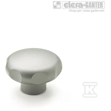 Pokrętło stalowe GN 5335-40-M6-E-PL
