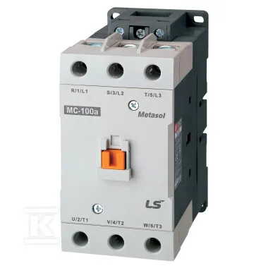 Stycznik mocy DC 100 A LS Electric Metasol MC, cewka 220 V DC, 55 kW — MC-100A 220VDC 1A1B