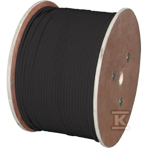 Kabel ALANTEC kat. 5e F/UTP PE Fca 500m venkovní gelovaný černý 4PR