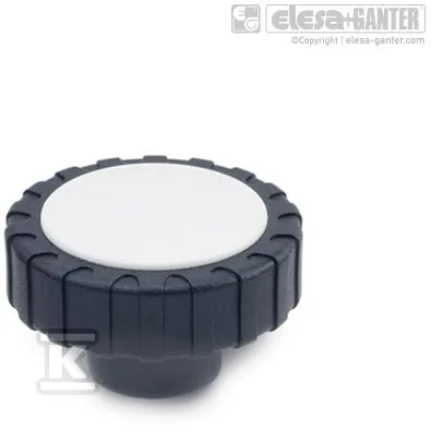 Pokrętło stalowe GN 5335-60-M12-40
