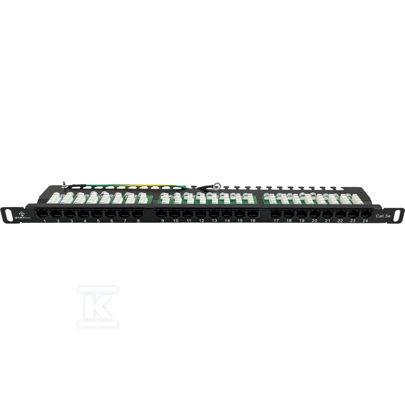 Patch panel OPTIMUM UTP kat.5e 24 porty LSA 0.5U