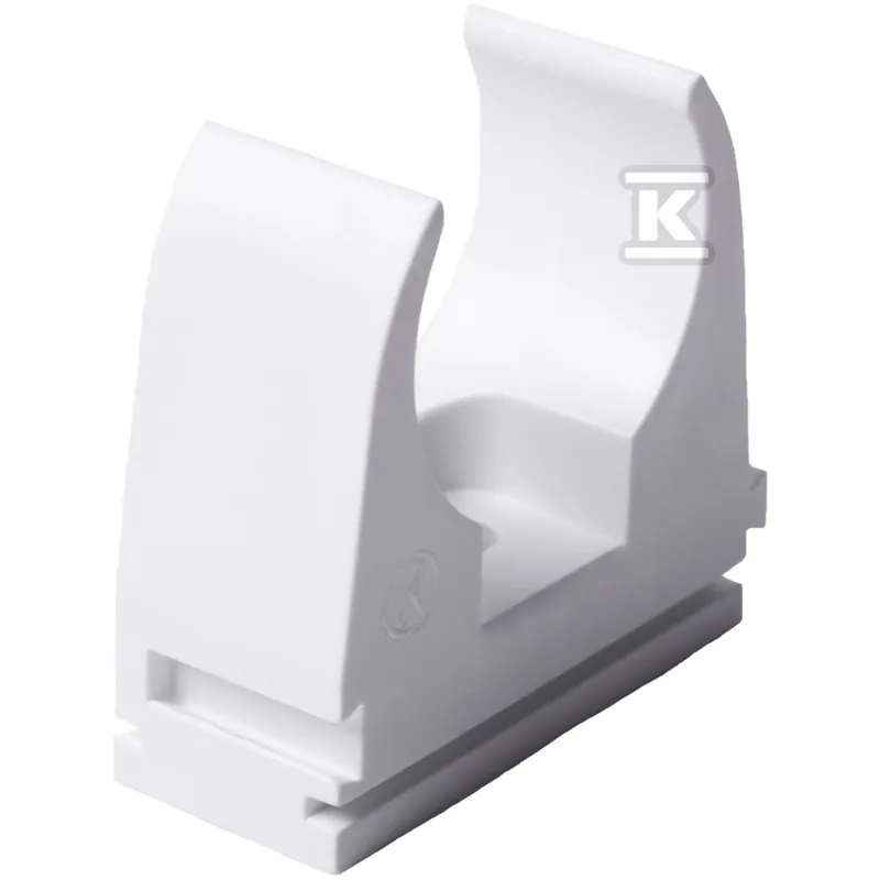 Uchwyt do rury Kopos 5325 HB 25 mm biały PVC — 5325_HB