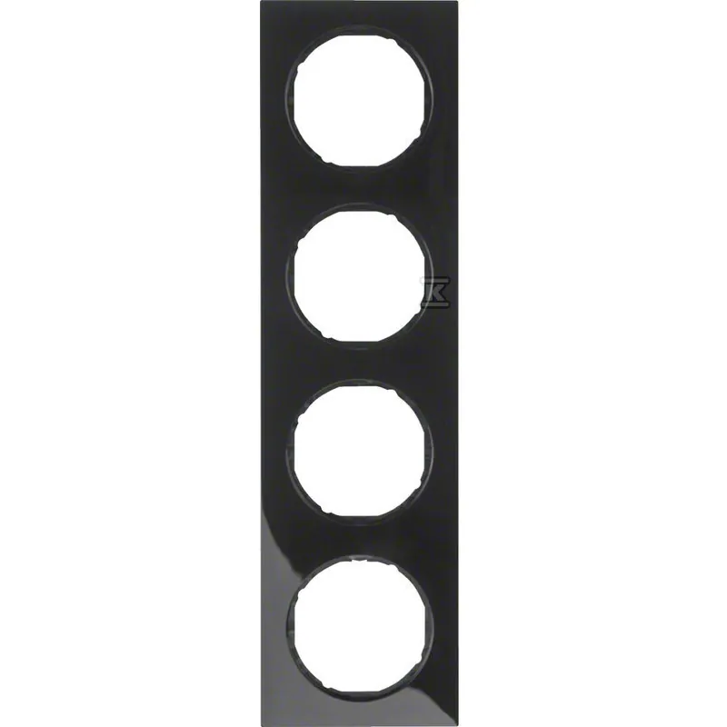 Ramka 4-krotna Berker R.3 czarny, połysk