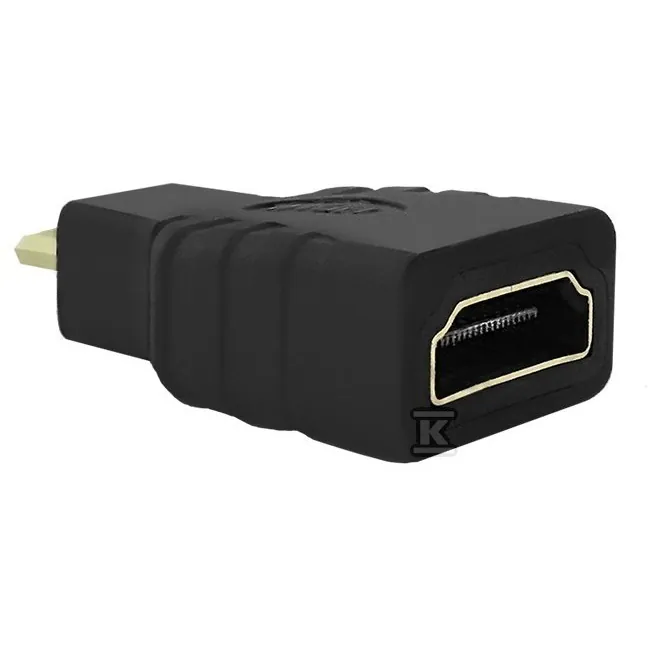 Adaptér HDMI A samice na Micro HDMI D samec
