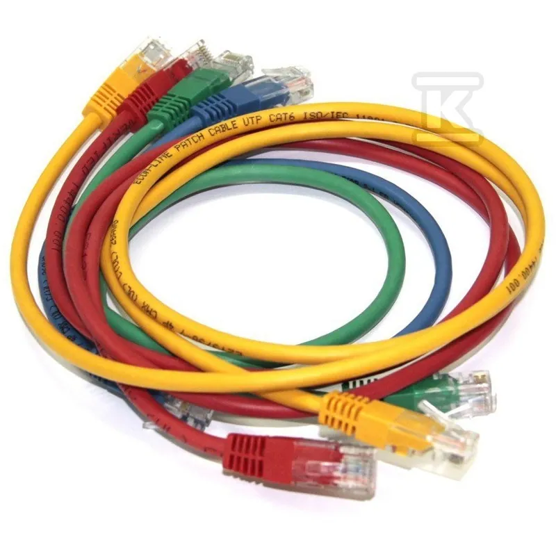 Patchcord Cat 6 RJ45 1m niebieski