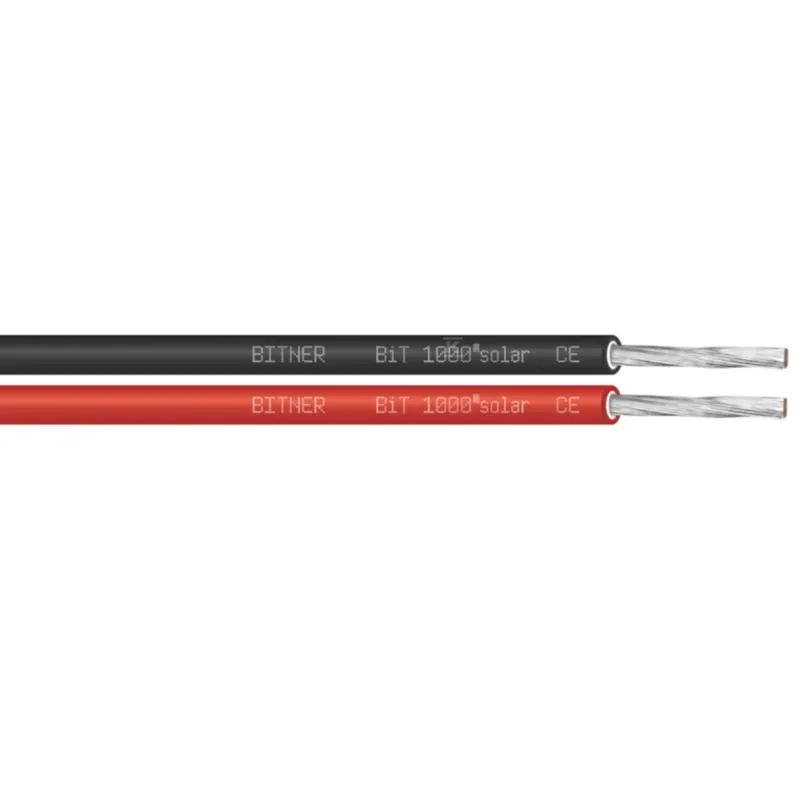 Kabel solarny Bitner BiT 1000 Solar 1x6,0 0,6/1 kV czarny, na bębnie — S66463
