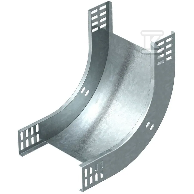 Łuk pionowy 90° wznoszący OBO Bettermann RBV 610 S FS, 60x100 mm — 7007005