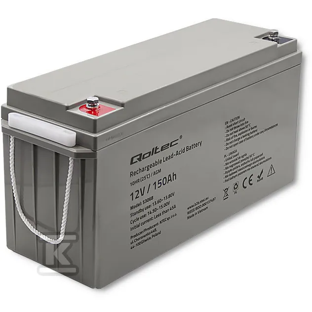 Akumulator AGM 12V 150Ah max. 2250A