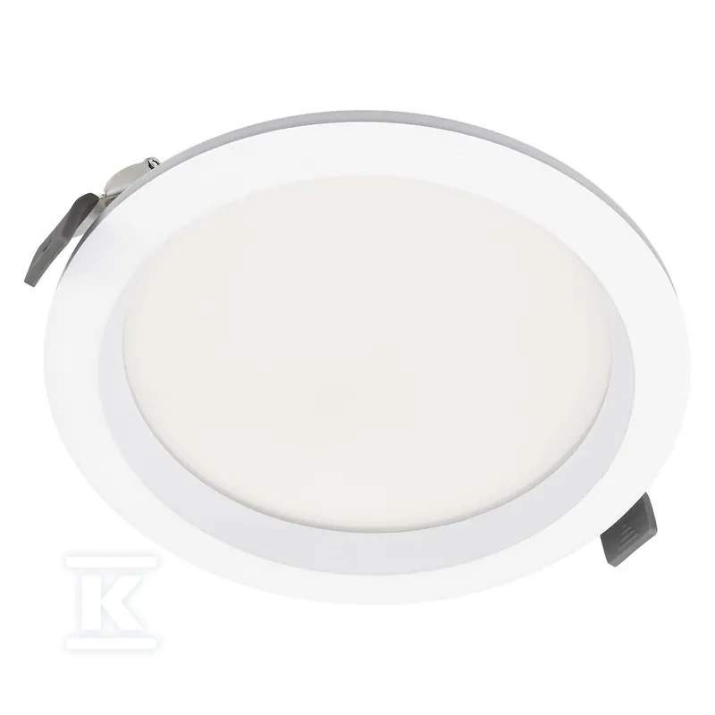Oprawa downlight, COMFORT D150 P 18W Multi Select 940, opalizowany dyfuzor, biała