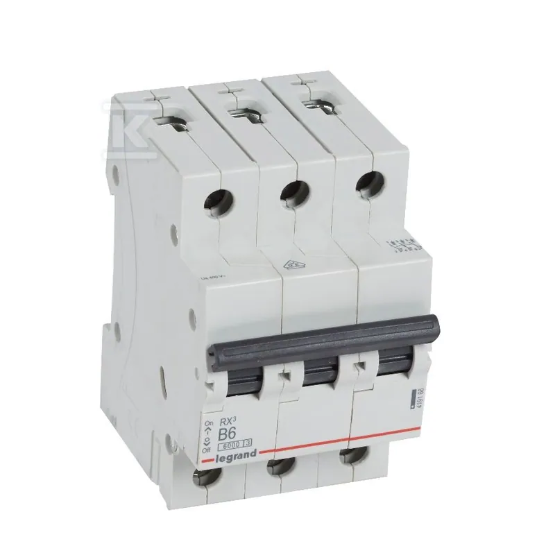 Wyłącznik nadprądowy RX3 3P B 6A 6000A