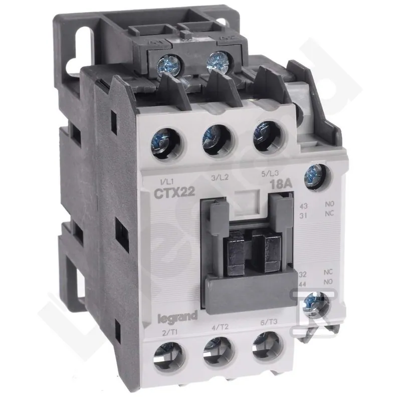 Stycznik CTX3 3P 18A 1NO1NC 24V AC