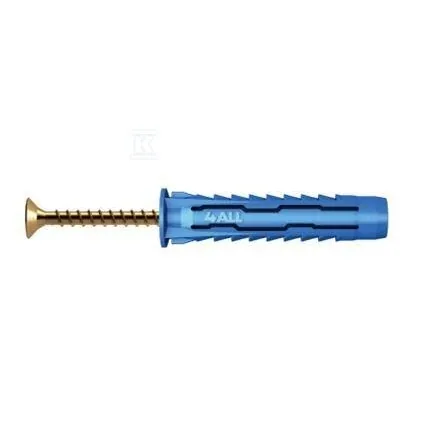 Univerzální hmoždinka 4ALL fi 10 mm se šroubem 6,0x60 mm