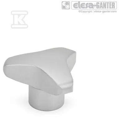 Pokrętło trójramienne GN 5345-40-B8-C