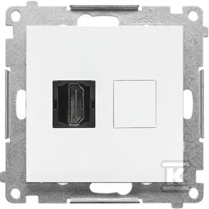 Gniazdo HDMI (moduł): Biały mat, SIMON55
